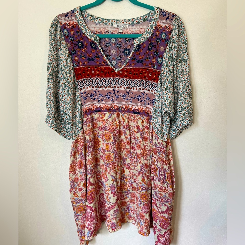 Floral Boutique Dress womens large